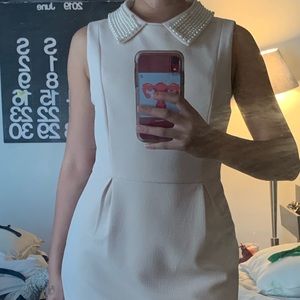 Esley beaded collar dress👒